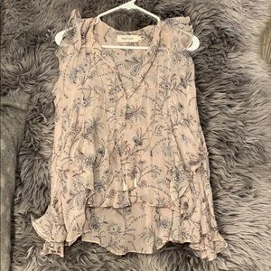 Magali Pascal silk sleeveless flowy blouse